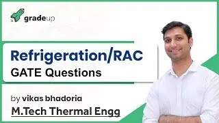 Refrigeration and Air Conditioning GATE Questions| Vapour Compression Refrigeration Cycle, Heat Pump