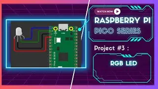 Control RGB LED with Raspberry Pi Pico | MicroPython Tutorial on Wokwi