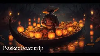 🇻🇳 Basket boat trip on the Thu Bon river. Hoi An Vietnam. Đi thuyền th&uacute;ng tr&ecirc;n s&ocirc;ng Thu Bồn.