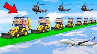 World's Highest 😫 दुनिया का सबसे ऊंचा !! Super Mega Ramp Challenge 😱😱 !! Indian 6 Top DJ !! GTA-5 
