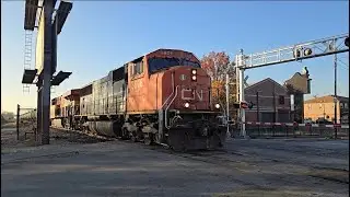 CN SD70I leads a Manifest at Archer Ave 11/22/2025