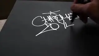 Маркер MOLOTOW Liquid Chrome - пример использования
