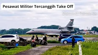 GAGAH SEKALI‼️Pesawat Militer Kencana Take Off Di Pinggir Jalan Raya Bandara Adi Soemarmo