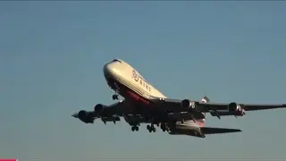60 MINUTES PURE AVIATION - BOEING 747 ONLY! - B747 Landing, Departure ... (4K)
