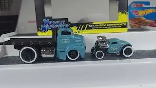 maisto,  muscle machines 50 ford coe flatbed truck/33ford  3 window coupe