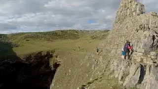 Gower chimney climbing