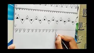 Warli Border Designs For Beginners | Warli Border Designs #2