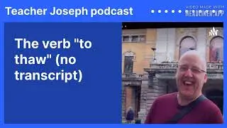 The verb 