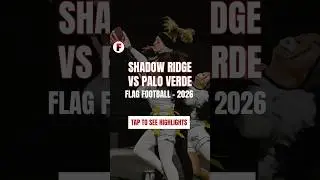 Shadow Ridge kontra Palo Verde było SZALONE #flagfootball #highschool #lasvegassports