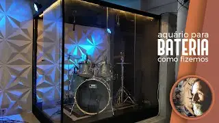 AQUÁRIO PARA BATERIA - Veja como fizemos.