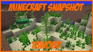 Minecraft Snapshot 18w08a & 18w08b - Fish Mobs!