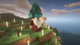 MINECRAFT: BUILDING A GARDEN GNOME STATUE