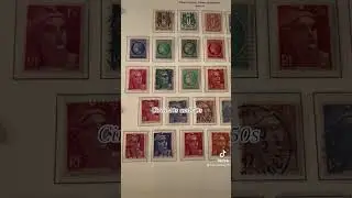 French Stamps 40s and 50s #philately #stampcollecting #stamps #stampcollector #collector #album