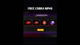 How to get free cobra mp40 gun skin || free me  cobra mp40 kaise nikale  #shorts #youtube