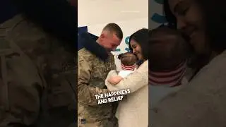 Военный впервые видит своего ребенка ❤️