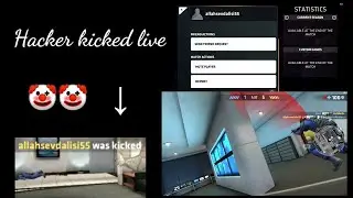 Hacker got kicked live (teamradar,speed,walls)