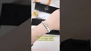 RainSo Stainless Steel Magnetic Bracelet for Couple Classic Design Bangle #magnetictherapy #gift