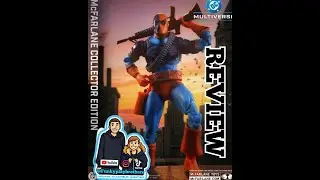 DEATHSTROKE CLASSIC MCFARLANE COLLECTOR'S EDITION FIGURE UNBOXING X REVIEW