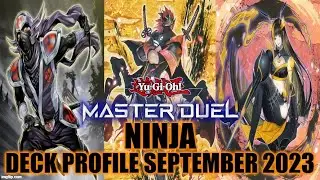 NINJA MASTER DUEL DECK PROFIL (SEPTMEBER 2023) YUGIOH!