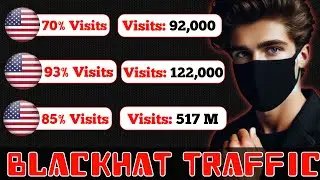 3 BEST Blackhat Traffic Sources [USA, UK Audience Only] For Website, Affiliate links, Dropshipping..