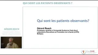 Qui sont les Patients Observants ?, avec le Professeur Gérard Reach