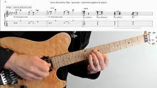 Every Breath You Take funk triad arpeggios with neighbor-ft