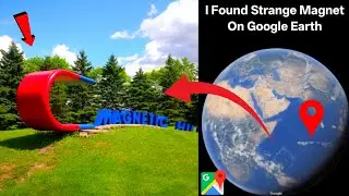 I found strange magnet 🧲 on google earth #viralvideo #googleearth #googlemaps #findearthhand 