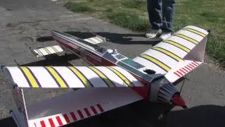 RC X wing fighter crash at SCCMAS