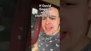 Give me some more staff officer Goggins quotes #shorts #military