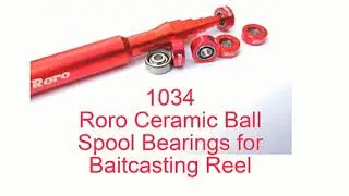 Roro SIC Spool Bearings Got 3 application  for Baitcasting Reel- 1034 model