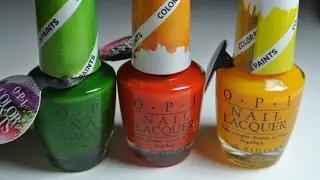 Review! OPI Color Paints!