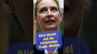 Alice Weidel und die hirnblinden Staats Medien  #shorts