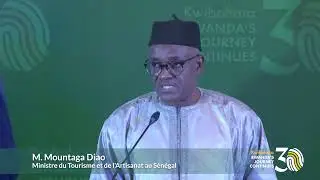 Allocution de M. Mountaga DIAO, Ministre du Tourisme et de l'Artisanat au S&eacute;n&eacute;gal #KWIBOHORA30