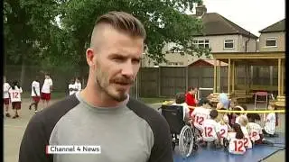 David Beckham interview: Paralympics, Olympics, Euros & racism | Channel 4 News