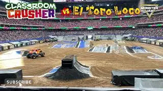 Classroom Crusher vs El Toro Loco - RACING - Monster Jam - 2-2-2025 (4K/60fps)