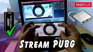 HDMI Capture Card PUBG live streaming setup using OnePlus 7