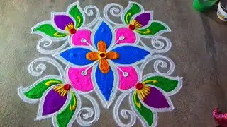 Easy rangoli padi kolamdesign31panguni madham special kolangal Pandaga muggulu#kanishcreatives