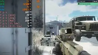Intel Arc A580 + Ryzen 7 5800x - ARENA TARKOV - Medium Settings