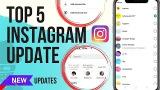 5 New Instagram Features || Top 5 Instagram Updates 2022 || Instagram Latest Update❣️❣️✨🔥