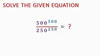 Solve The Given Equation Number 37 || Algebra  Math Simplification 37 || Can You Solve !