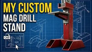 DIY Heavy Duty Mag Drill Stand | Evolution EVOMAG42 Shop Upgrade!