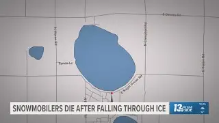Snowmobilers killed after falling through the ice identified