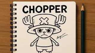 How to Draw Chopper (One Piece)