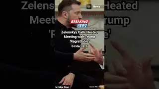 Zelenskyy Calls Heated Meeting with Trump 'Regrettable' #USUkraineRelations#PeaceNegotiations#news