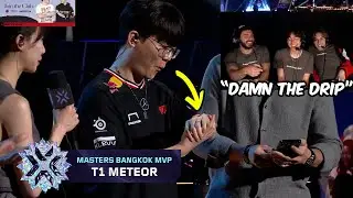 Tarik & TenZ React to T1 Meteor Recieve ICED OUT MVP Bracelet | VCT Masters Bangkok