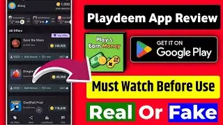 Playdeem : make money & rewards | playdeem app real or fake | playdeem app