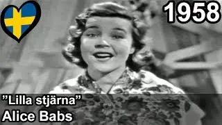 Eurovision 1958 &ndash; Sweden &ndash; Alice Babs &ndash; Lilla stj&auml;rna