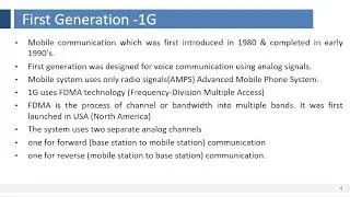 first generation lesson 2 | `unit 3 cellular telephony