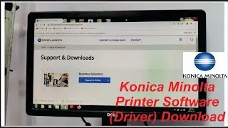 Konica Drive, Konica Minolta Drive, How to download Konica Minolta Drive/software #konica #software