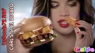 CARL'S Jr ThickBurger EL DIABLO - Usfoods72 USA.